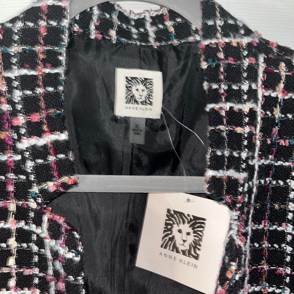 Anne Klein Multi Color Blazer XL - Picture 2 of 3